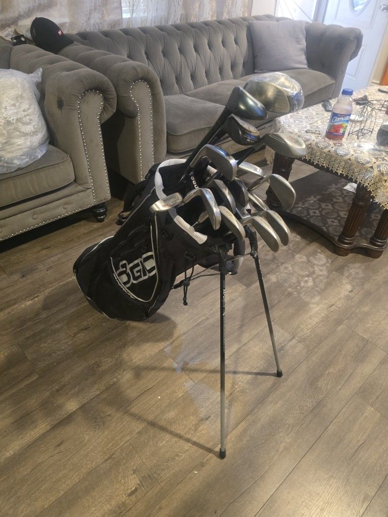 17 GOLF CLUBS SET WITH STANDBAG (FULL SET)
