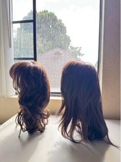 Two Real Human Hair Women’s Wigs