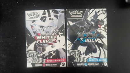 Sealed Pokemon Black Bolt / White Flare Booster Bundles