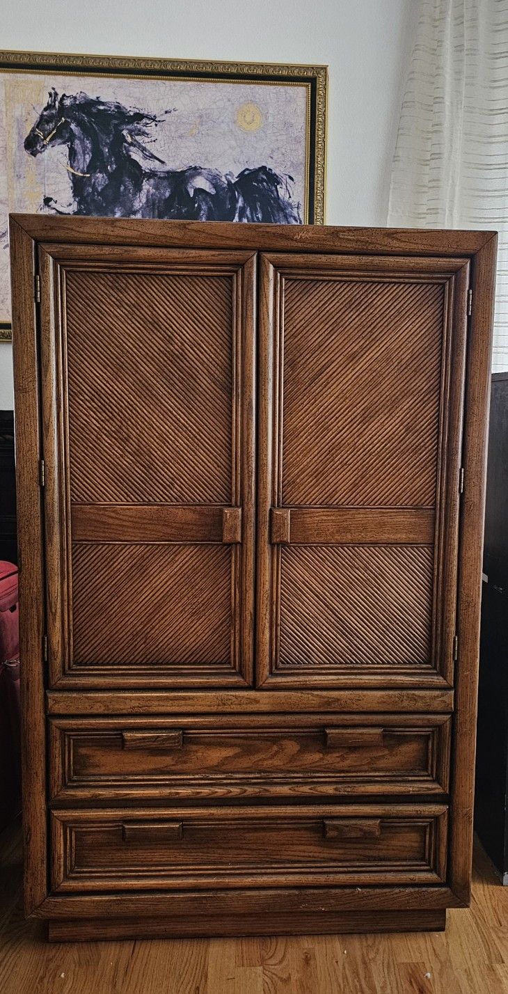 Real Wood Retro Gentleman’s Bedroom Set