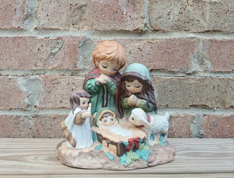 Vintage Jody Bergsma Nativity Scene Figurine