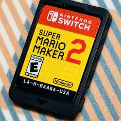 Super Mario Maker 2 - Nintendo Switch Cartridge Only Tested/Works Adult Owned