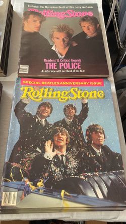 Rare Vintage 80’s, 90’s, 00’s Rolling Stone Magazines