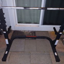 Weider Weight Rack/Olympic Bar 