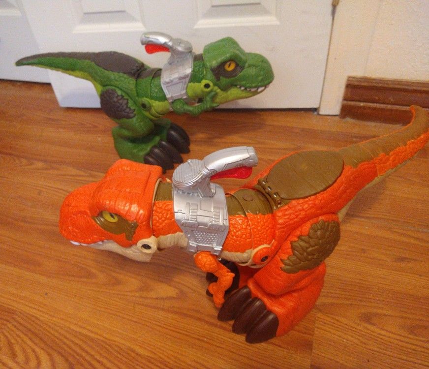 Imaginext Mattel Jurassic World Mega Mouth T Rex 2018 Green