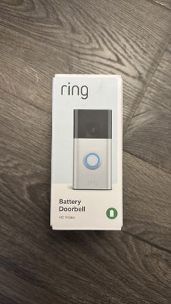 Ring Battery Doorbell (New, never opened)