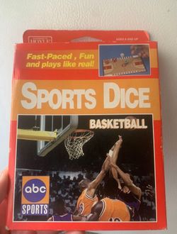 ABC Sports Dice Basketball Travel Game Hoyle 1995 Vintage