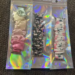 Flower and Silky Pastel Color Apple Watch Band 38/40MM