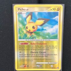 Pichu 45/100 Stormfront Reverse Holo Pokemon Card 2008 Nintendo - Near Mint NM