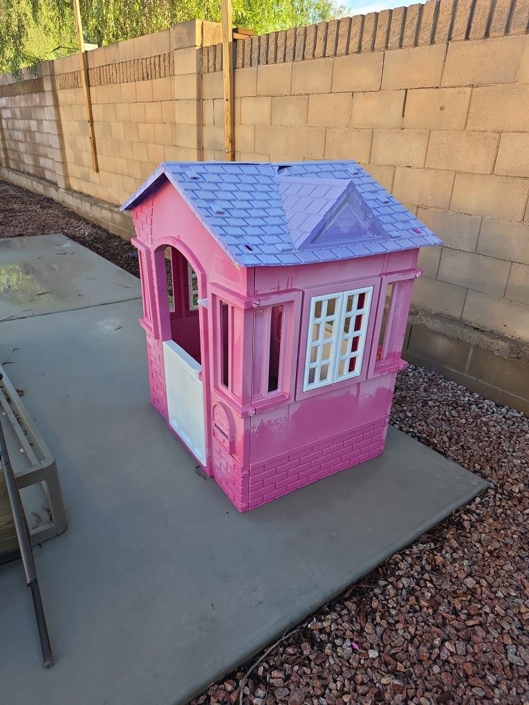 Girl Playing House