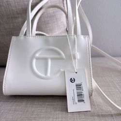  Telefar Small White Shopping Bag