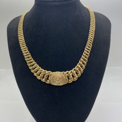 FASHION NECKLACE 10KT YG, 17” LENGHT, 34.1 GRAMS 