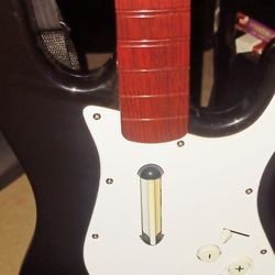 Rockstar And Guitar Hero Guitar For PS2
