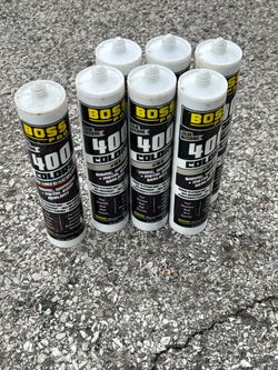BOSS PRO 400 COLORS Siding Window Metal Roof Sealant multiple tubes