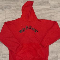 VVS RED SP5DER HOODIE (Medium)