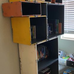 2 Kids Room Industrial Look Shelves