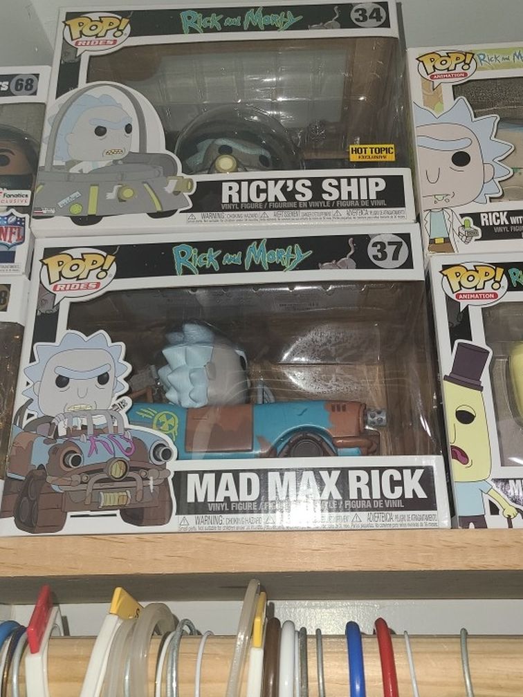 Funko Pops (Rick And Morty)