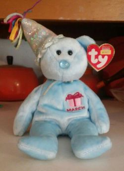 March birthday Beanie baby