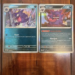 Pokemon Haunter 49/88 & Gengar 50/088 Perfect Order Lot of 2 NM/M PACK FRESH 👻