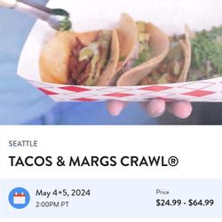 2 VIP TIX to Tacos And Margaritas! 5/4