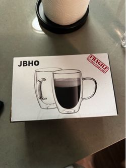 Glass mugs
