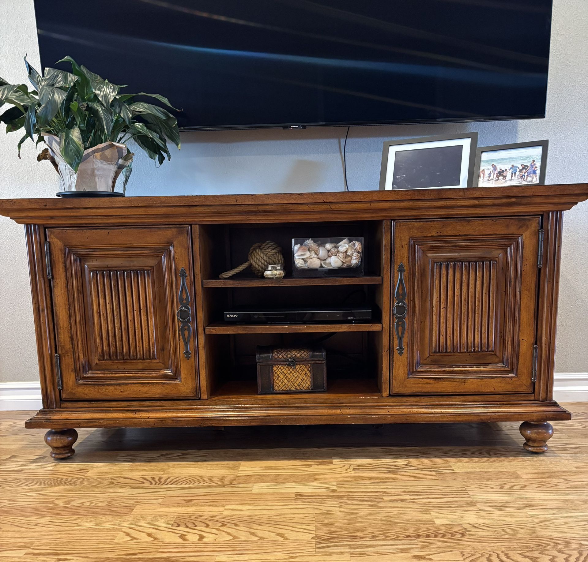 TV Console Media Cabinet With Storage