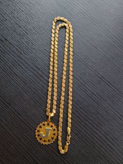 18K CHAIN WITH PENDANT 🥶