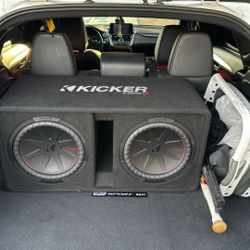 2 12 Inch subwoofer kicker competition 