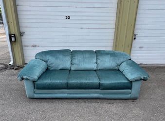 Vintage comfy Sea Foam Green Sofa