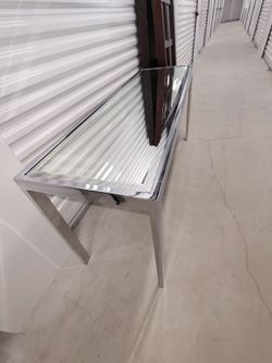 Mirror Entry Way Table