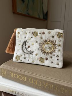 Sun & Moon Coin Purse ( 6”x4” ) firm on price