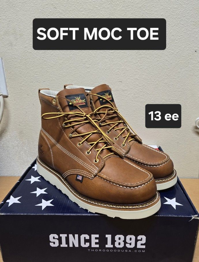 Thorogood Work Boot Size 13 ee SOFT MOC TOE