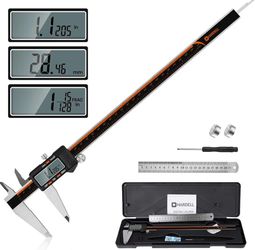 New Digital Caliper 12” with large LCD Screen for jewelry, parts, 3D printing