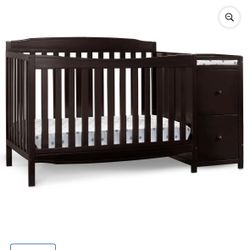 Delta Children Mason Convertible 6-in-1 Baby Crib and Changer