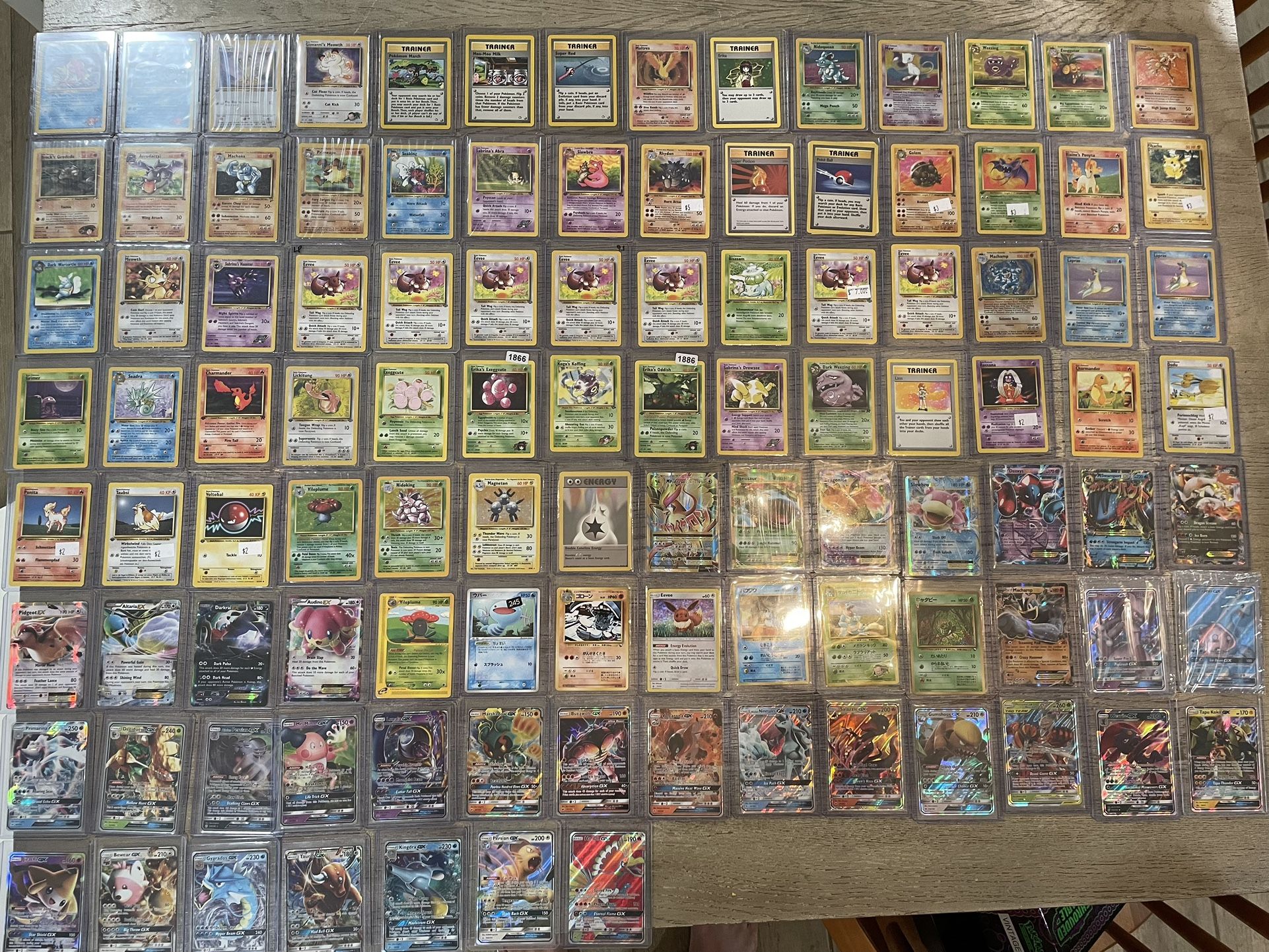 Pokemon Vintage - Modern Cards