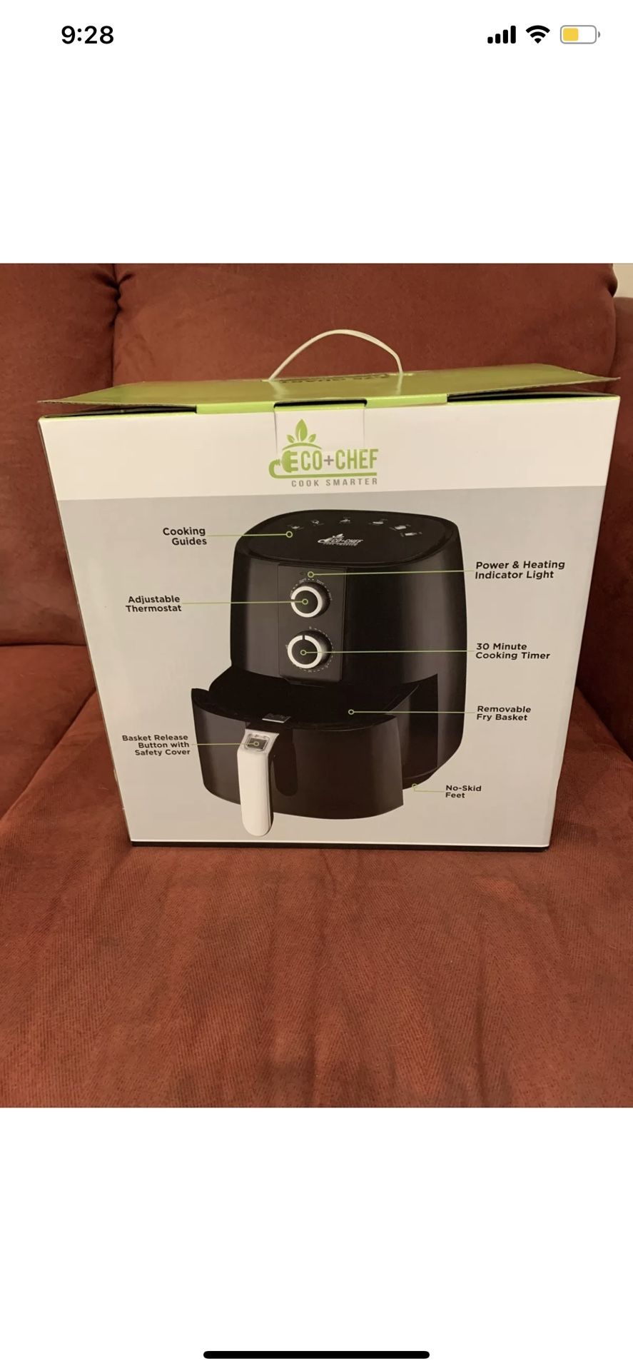 Ultrean Air Fryer 4.2 Quart Black for Sale in Liverpool, NY - OfferUp