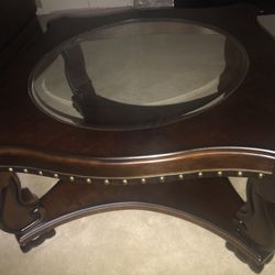 Madison Cherry Wood Coffee Table