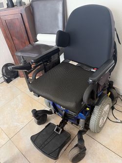 Quantum Edge power wheelchair by Pride Mobility.