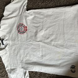 White Chrome Heart  Shirt, Medium