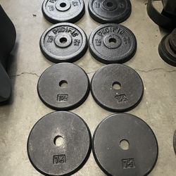 7.5 lbs Standard 1” Weight Plate… Home Gym Fitness…