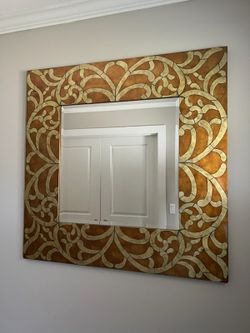 Gold Decorative Vintage Mirror