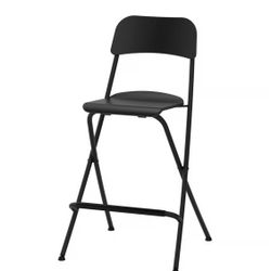 IKEA Bar Stool Chair  (3 qty.) Black/Grey