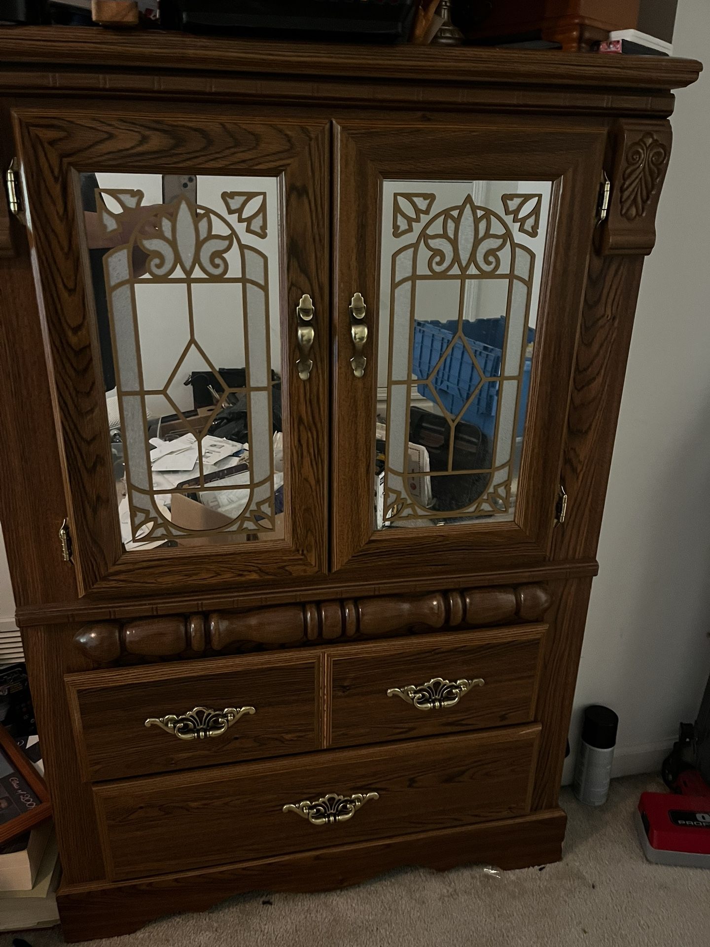 Wood Cabinet/Armoire