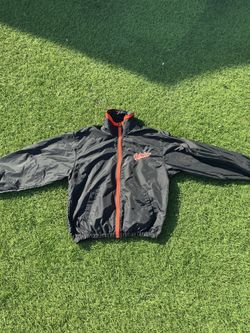 🧡 Baltimore Orioles MLB Full Zip Windbreaker Jacket Large Black Orange Vintage Style