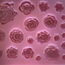Leaf And Rose Silicone Molds