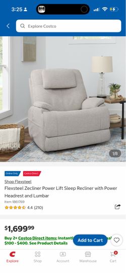 Flexsteel Zecliner Power Lift Sleep Recliner