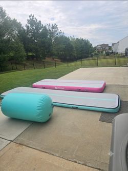 Gymnastics Mats and Barrel