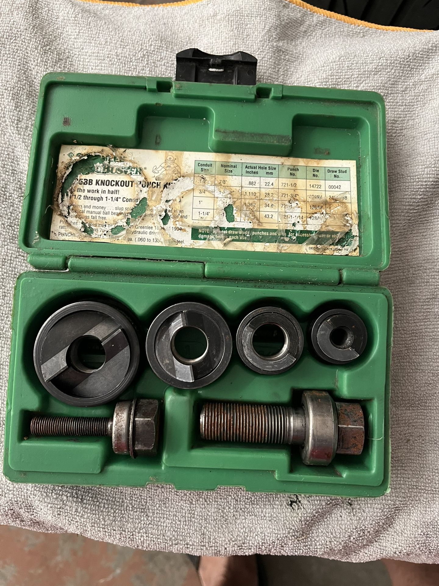 1/2 Inch To 1 1/4 Inch Knock Out Punch