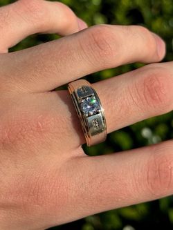 925 sterling silver Ring with CZ stone 1.35CTW size 10
