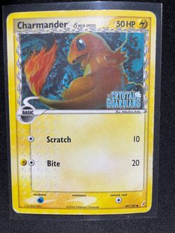 Charmander (Delta Species - Reverse Holofoil) - EX Crystal Guardians - #49